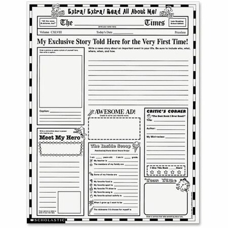 Scholastic POSTER, INSTANT PERSONAL SHS0439152917